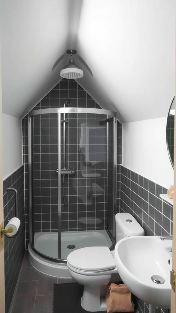 25 Stylish Small Bathrooms with Slanted Ceilings