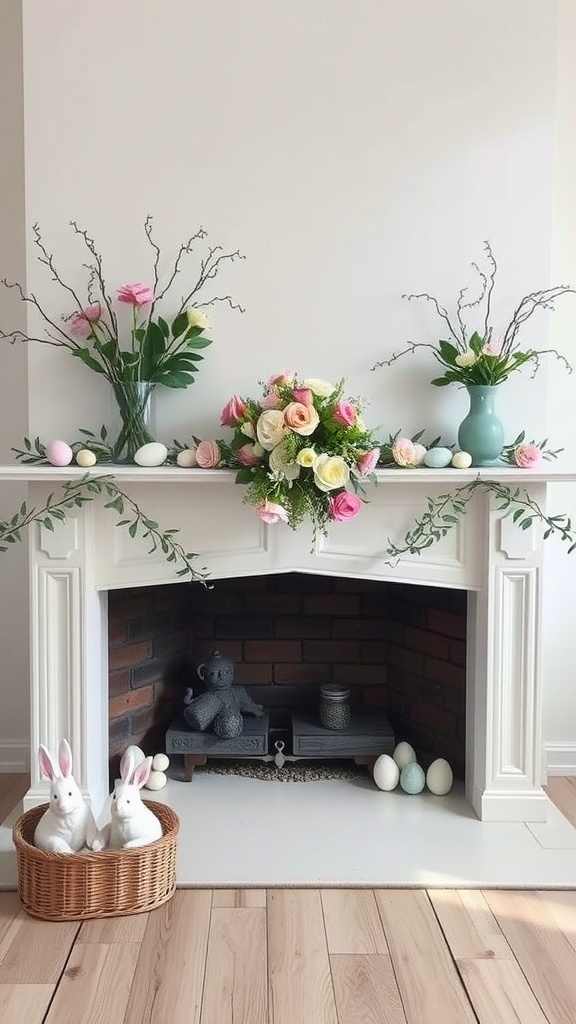 27 Stunning Easter Mantels to Transform Your Fireplace