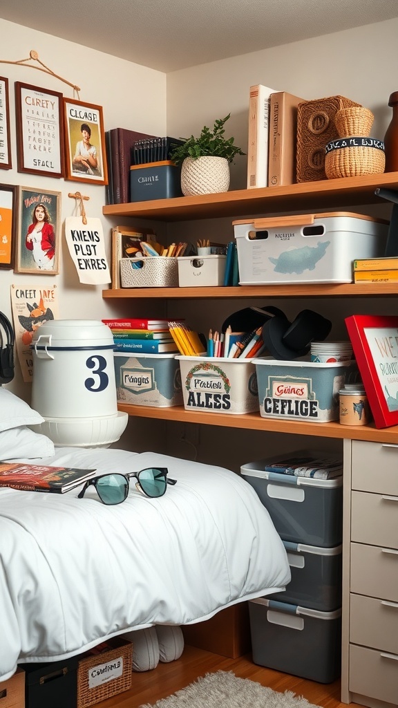 21+ Creative Dorm Storage Ideas for a Clutter-Free Space