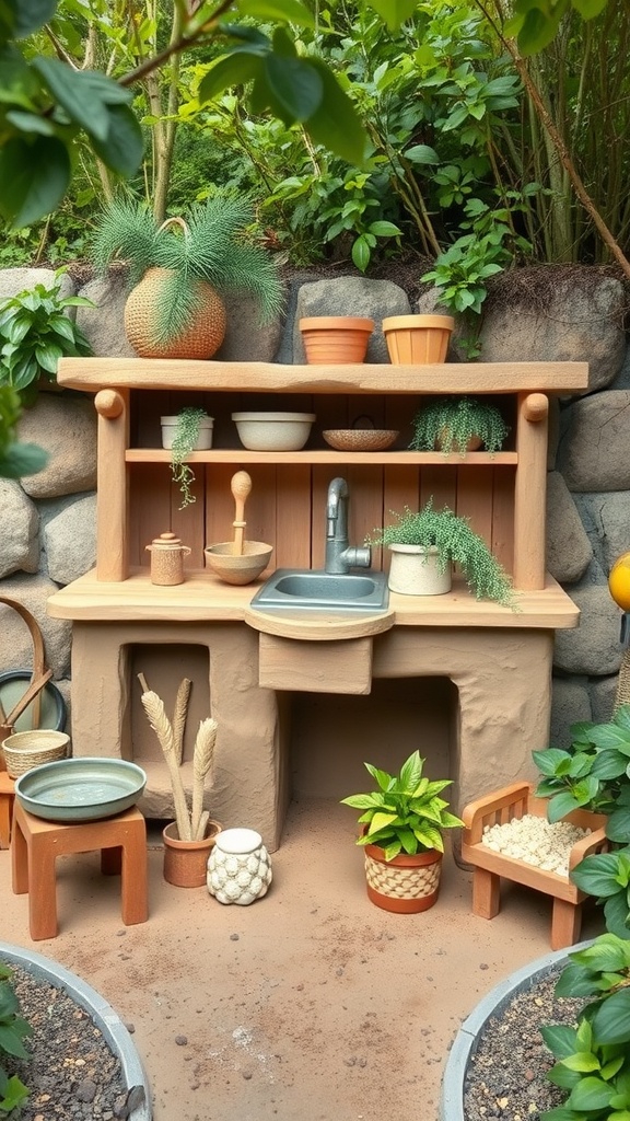 19 Fun and Creative Mud Kitchens for Kids to Spark Imagination