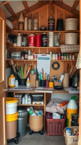 17 Clever Small Shed Organization Ideas for Maximum Space Efficiency ...